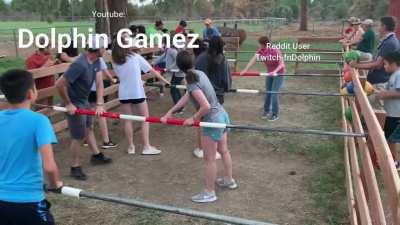 Human Foosball... So fun