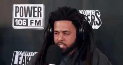 J Cole freestyles to 93 till Infinity on LALeakers