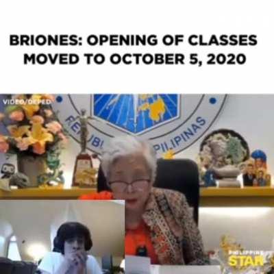 Me when school opening were moved from August 24 to October 5 (credits to npesta and DepEd)