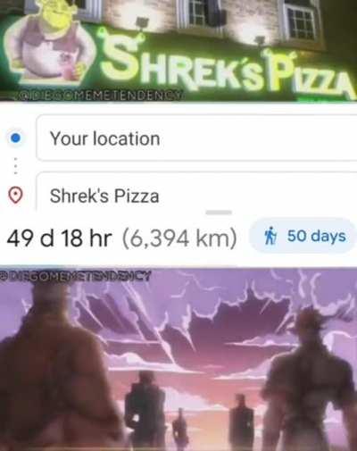 A aventura será longa,mas vamos ser recompensados com a pizza dos Deuses