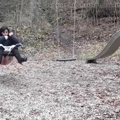 Swinging while pissing