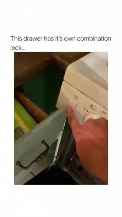 When opening a drawer costs you money.