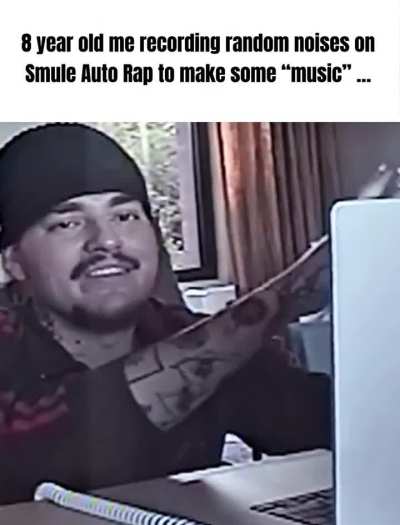 Back in 5th grade with my iPhone 4 showing off the “raps” I made to friends at school 💀