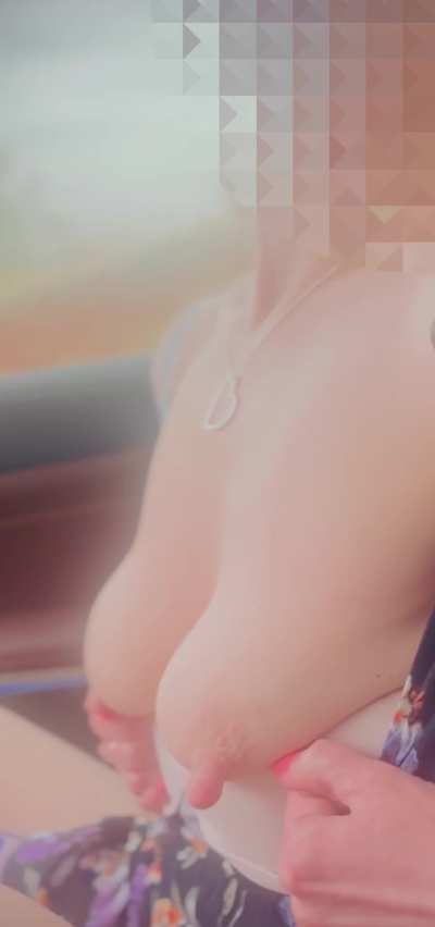 I love flashing my tits during car rides.