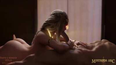 Queen Marika riding dick