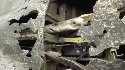 Su-25 was able to reach the base after being hit by a MANPADS missile.