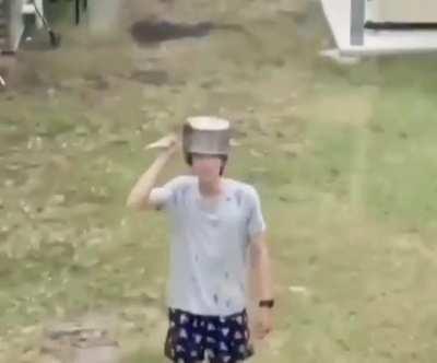 don't use metal in a thunderstorm I guess