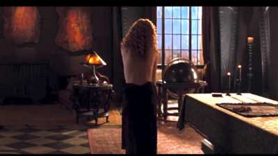 “Who am I?” Connie Nielsen’s legendary full frontal scene in The Devil’s Advocate. 1997