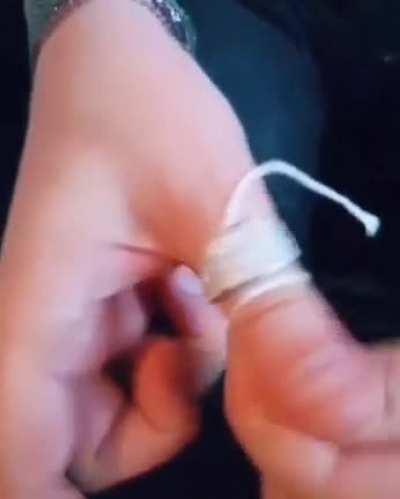 How to take off a tight ring