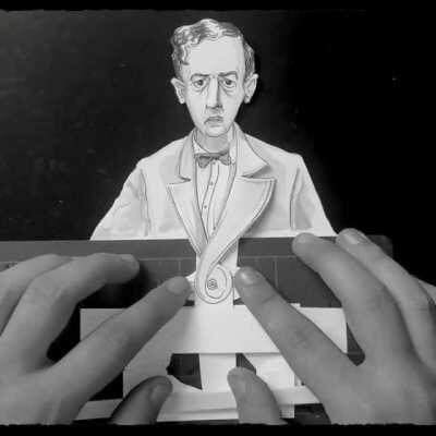 I made this paper puppet of Charley Patton (1891-1934) - Father of Delta Blues!