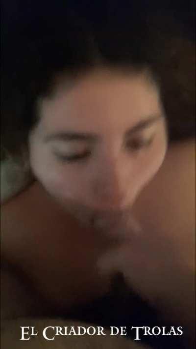 She doesn't want me to ruin her makeup lol