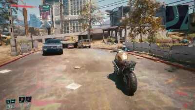 I guess my motorcycle got tired of carrying me around...