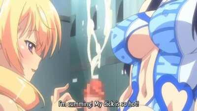 That's A Lot Of Cum [Shinsei Futanari Idol Dekatama Kei Episode 1]