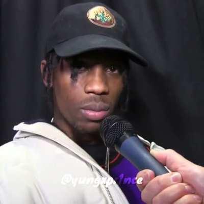 Travis Scott... But He Only Speaks Sicko Mode (Credit: YUNGX PR1NCE On YouTube)