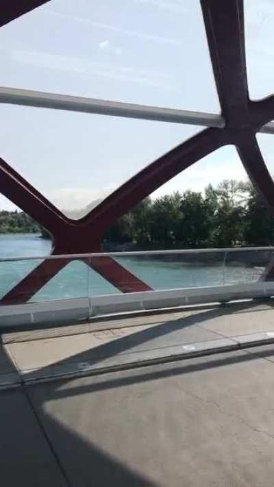 If you want to enjoy the Peace Bridge go in the morning before the crowds and chaos.