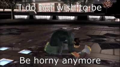 I do not wish to be horny anymore