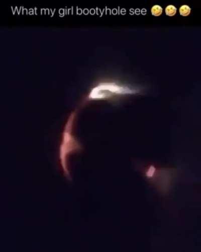 That's one way to multitask some good ol'flap slapper to ass 🤣🤣