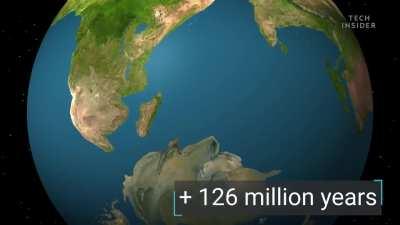 According to plate tectonics theory Earth will look like this in 250 million 