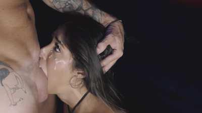 Stuffing it all the best always down her throat after facial