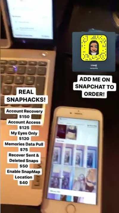 add @naequality on Snap for Snapchat, Instagram , & Facebook Hacks! Telegram Group Link + Proof In The Telegram Below!
