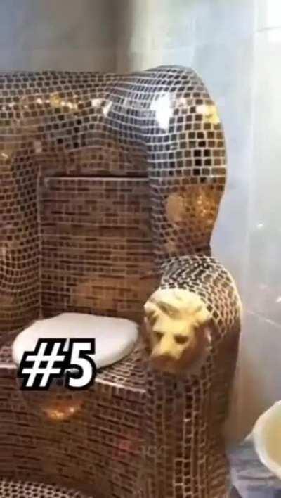 Which toliet would you have the hardest dump on?