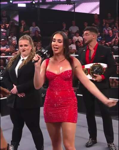 Chelsea Green looks so hot in red 08/05/25 NXT