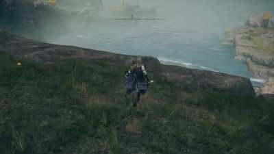 TIL you can check if a fall will kill you by attacking