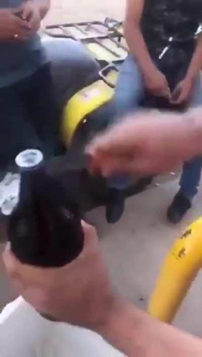 Ooo better filming this guy grabbing a beer