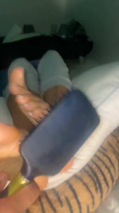 He told me to keep them still or be ties me up 