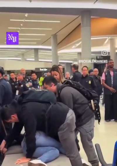 New footage shows ICE agents detaining a mother traveling with her young daughter at San Francisco International Airport.