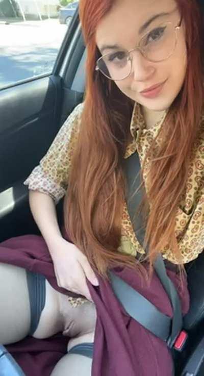 I felt pretty cute today, even without my panties on.