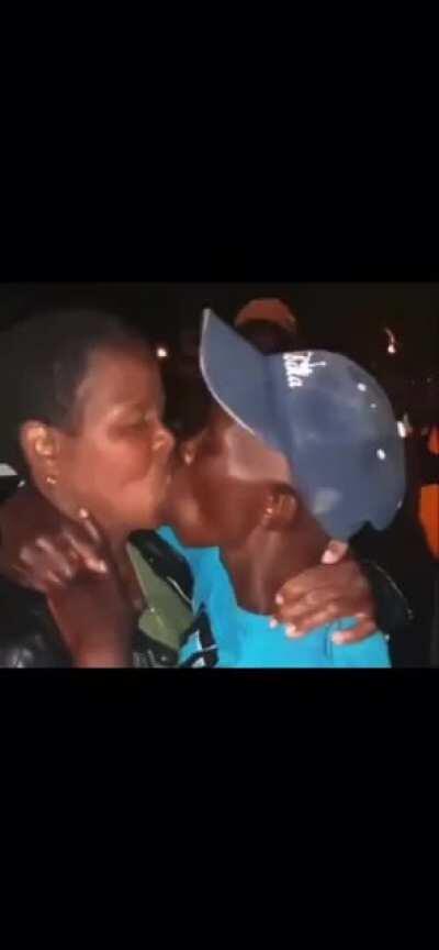 Walked outside to take the trash out and saw unc getting sexually harassed