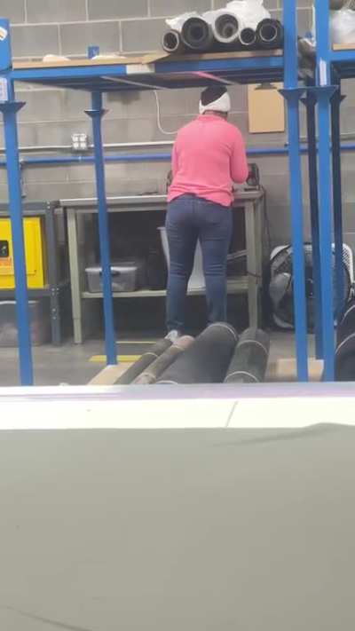 This latina milf butt makes me hard everyday. Wish I could stuff my nose deep in her butt everyday while she works.