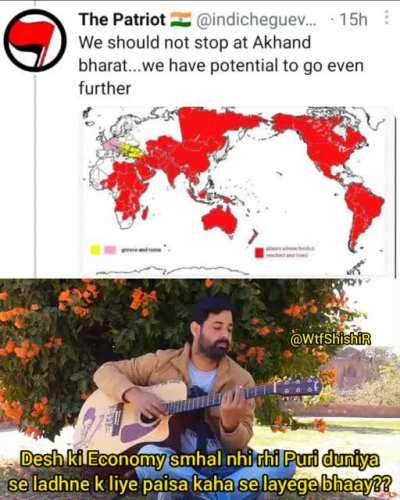 New akhand bharat map just dropped guys