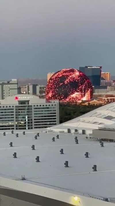 First animation of the MSG Sphere. This is going to be the coolest building in the world.