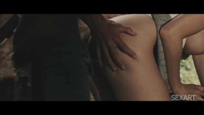 Bent over in an abandoned building - Stacy Cruz