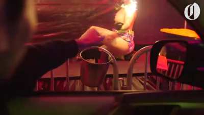 Drive-through COVID-19 Strip Club