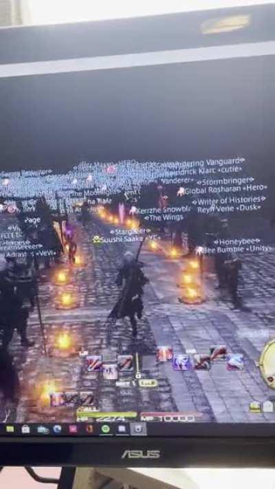 Today thousands get together to mourn in FF14. You’ll forever be remembered Kentaro Miura, you are forever beloved.