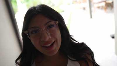 Showing off my facial from my personal trainer!!