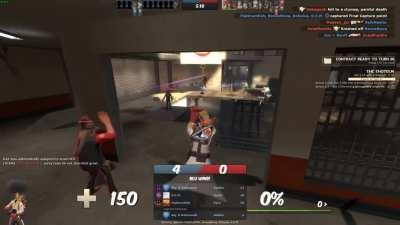 Medic TF2 does Olympic Diving???
