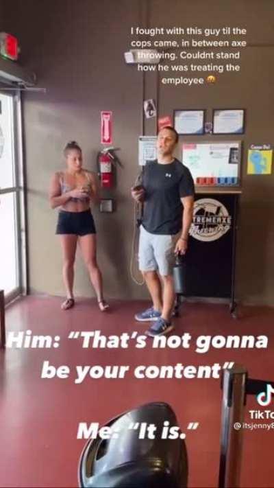 A couple argues with business staff and police over them being required to wear a mask in a private business