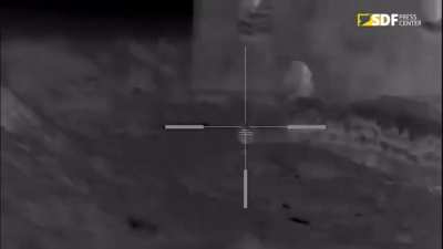 SDF attack on an SNA outpost near Manbij, Syria