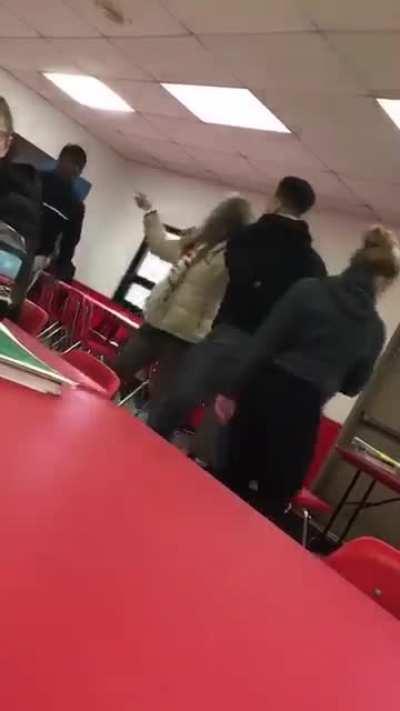 High Schooler Punches Teacher for Attempting to Beak Up a Fight