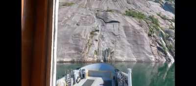 Ferry in Norway crashes on the rocks after captain fell asleep