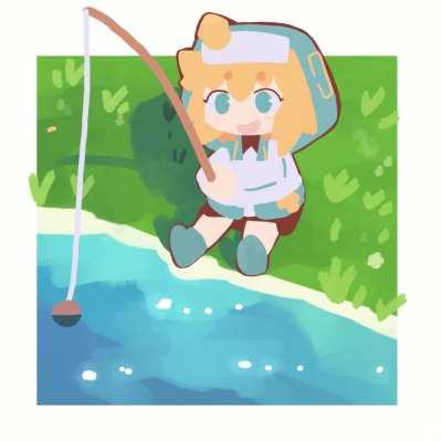 Bridget is fishing