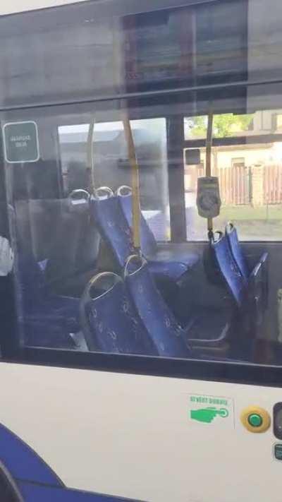 Was taking the usual bus from work this morning, started to smell moist, hot air.