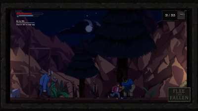 It is my Indie game - Flee the fallen
Zombie survival and Difficult boss with lot of weapons.