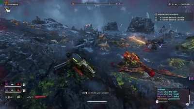 Random NPC Drop event in middle of game. Helped us further deliver Managed Democracy!