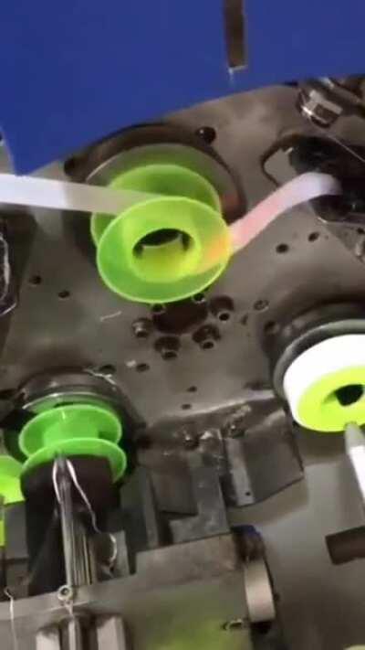 Teflon tape winding machine