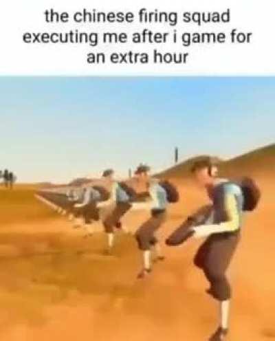 NOT THE CHINESE FIRING SQUAD CAW CAW